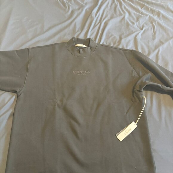 ESSENTIALS FOG CREWNECK WOOD - Picture 2 of 4